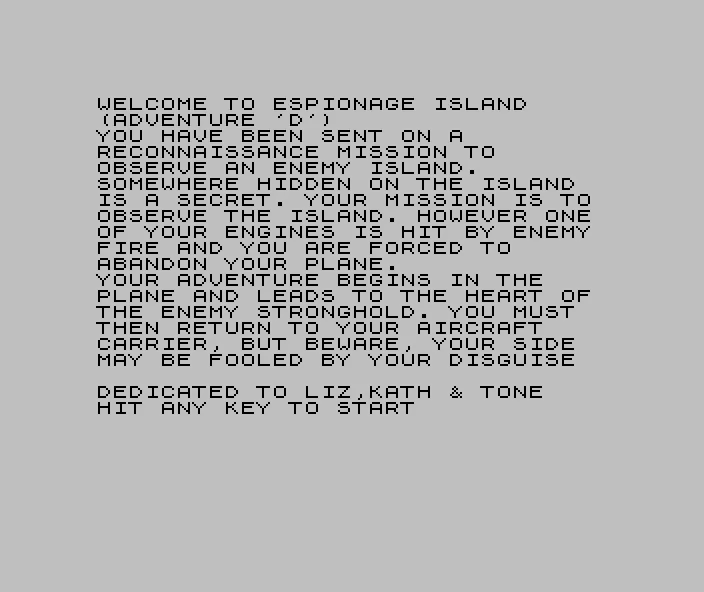 Adventure D - Espionage Island [a2]