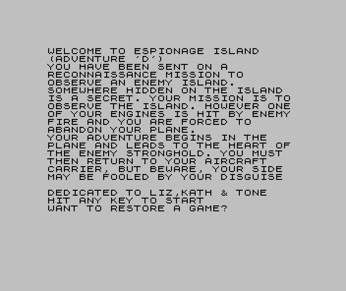 Adventure D - Espionage Island [a2]