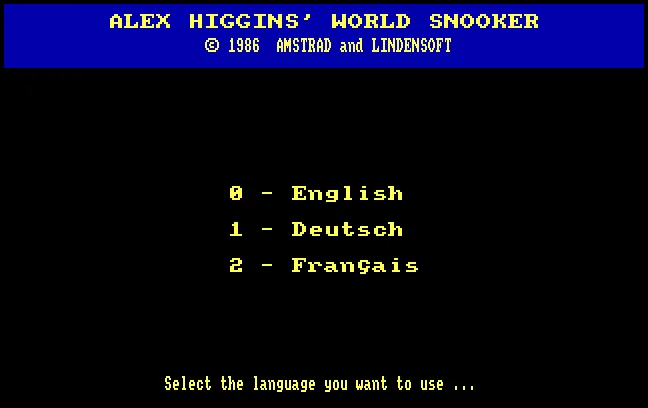 Alex Higgins' World Snooker