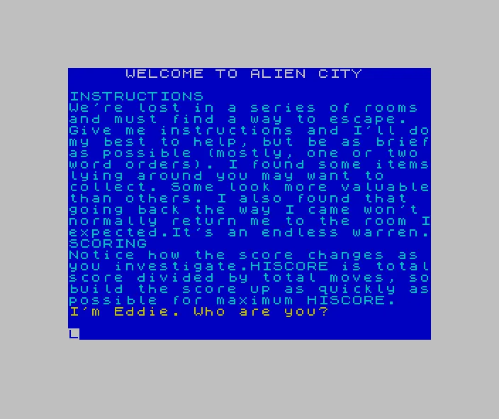 Alien City, The [a2]