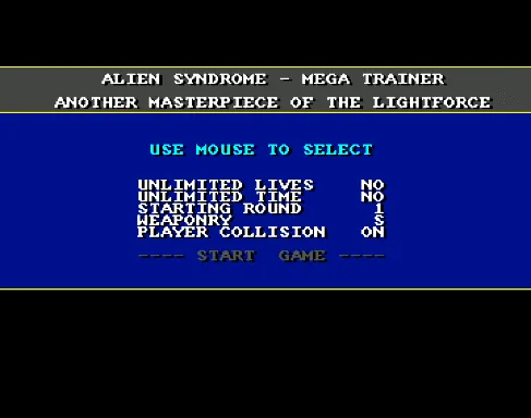 Alien Syndrome (1988)(ACE)[cr PUB][t +5 Lightforce]