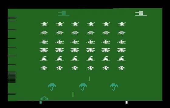 Alienated Balloons and Umbrellas (Space Invaders Hack) (2003) (William Pilgrim)