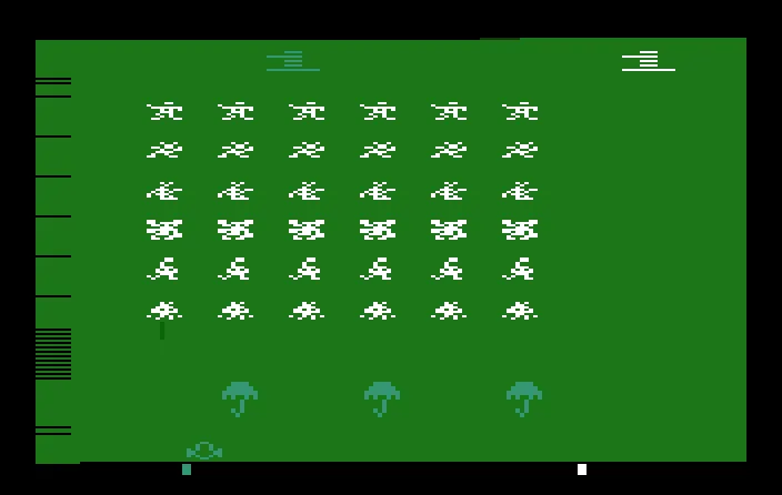 Alienated Balloons and Umbrellas (Space Invaders Hack) (2003) (William Pilgrim)