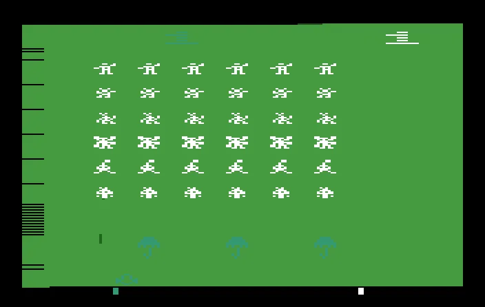 Alienated Balloons and Umbrellas (Space Invaders Hack) (2003) (William Pilgrim)