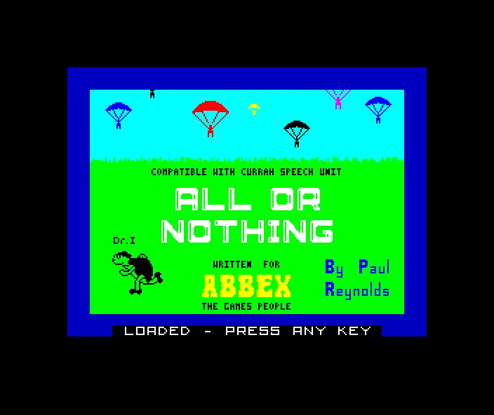All or Nothing [speech]