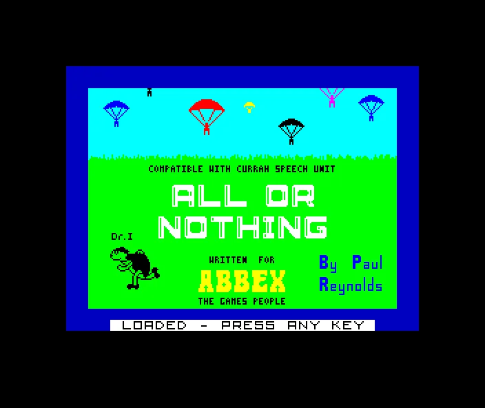 All or Nothing [speech]