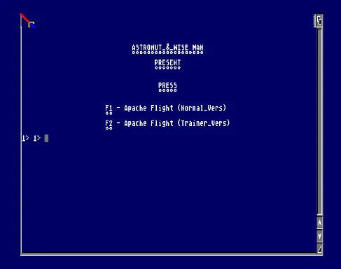 Apache Flight (1992)(Atlantis)[cr CSL][h Astronut Wise Man][t +2 ATX]