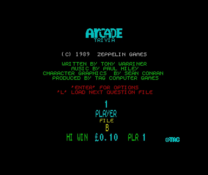 Arcade Trivia Quiz (Part 2 of 4)[a]
