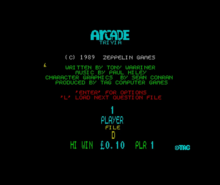 Arcade Trivia Quiz (Part 4 of 4)