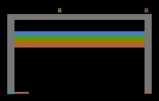 Arkanoid Test (Breakout Hack) (2004) (Kurt Howe) (4K)