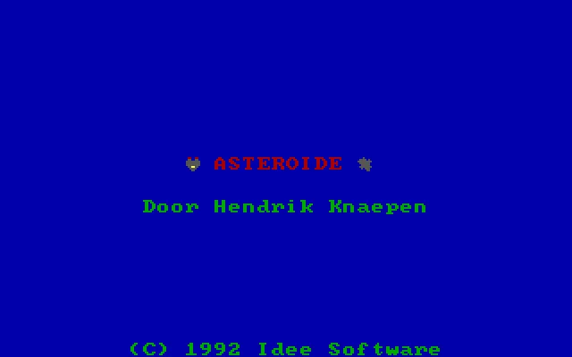 Asteroide (1992 video game by Idee Software)