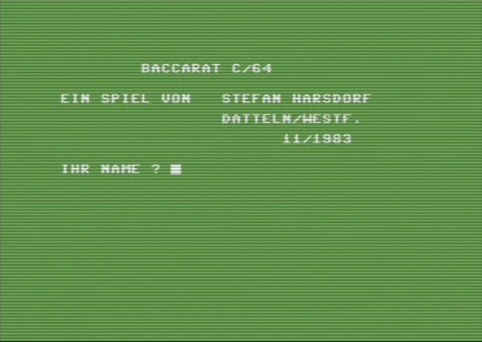 Baccarat C-64