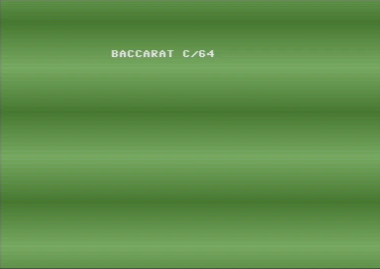 Baccarat C-64