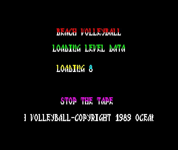 Beach Volley [cr Terminator][128K]