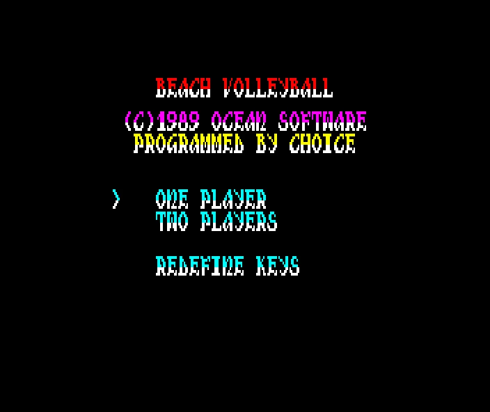 Beach Volley [cr Terminator][128K]