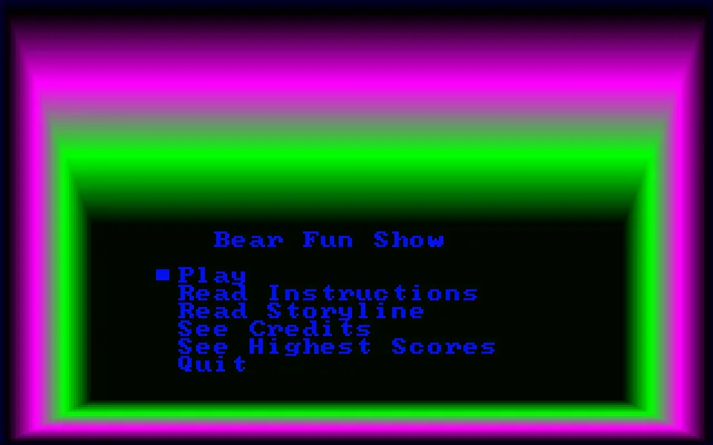 Bear Fun Show