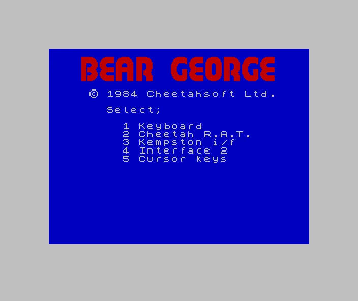 Bear George