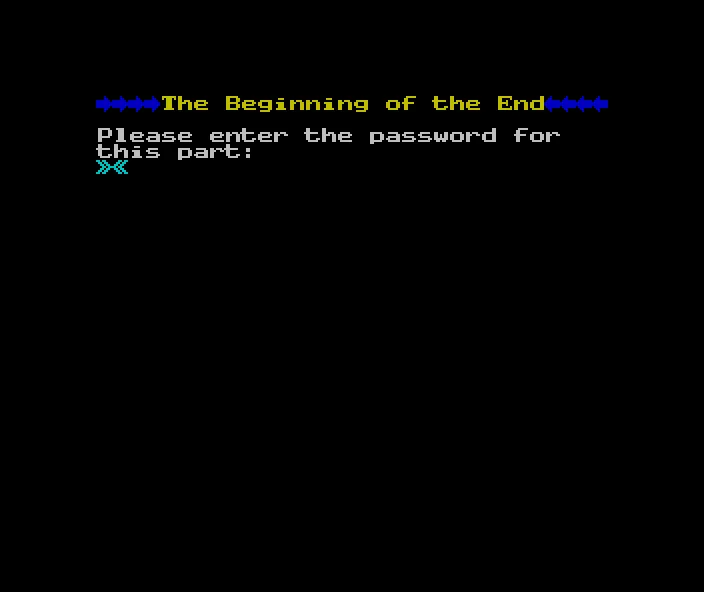Beginning of the End, The (Part 2 of 2)