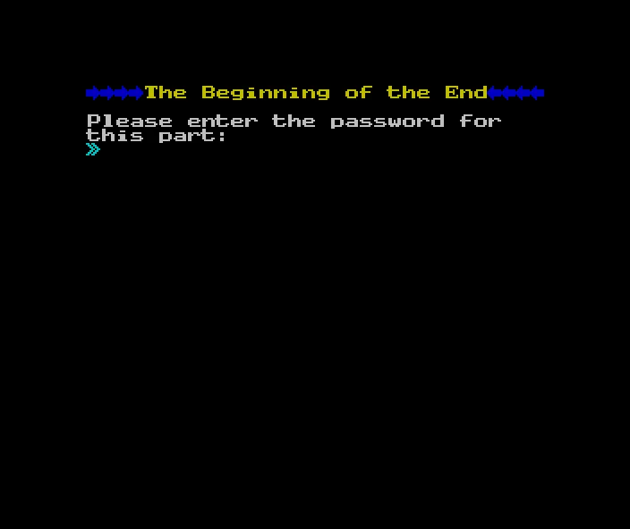 Beginning of the End, The (Part 2 of 2)