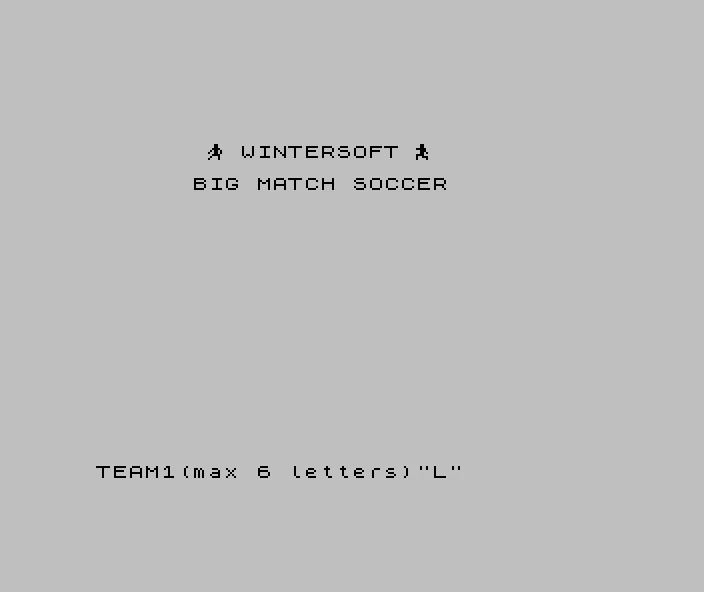 Big Match Soccer