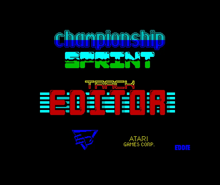 Championship Sprint - Track Editor