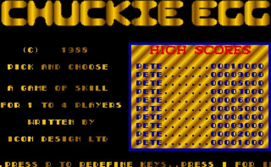 Chuckie Egg