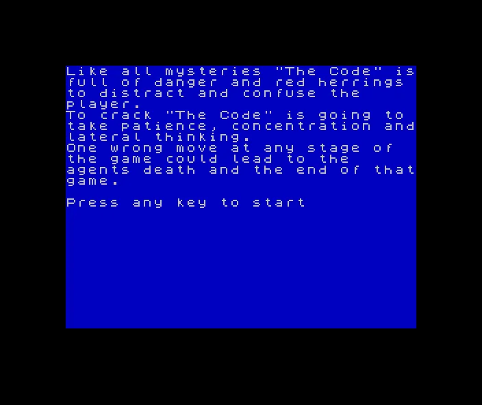 Code, The [a]