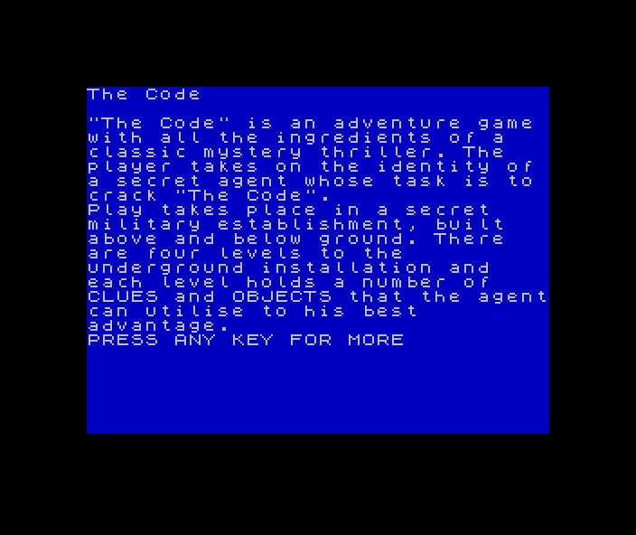 Code, The