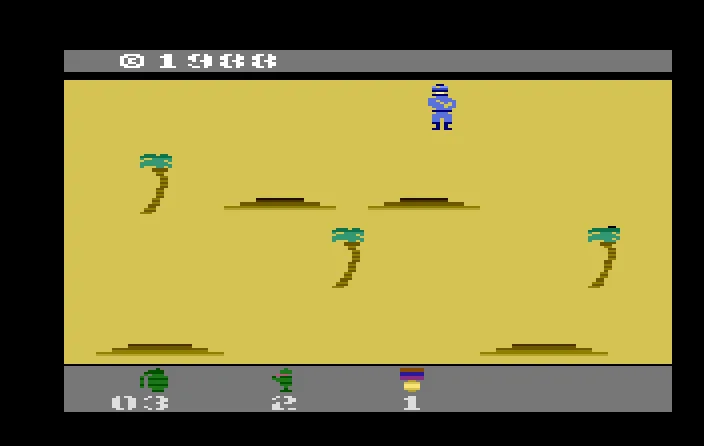 Commando (1988) (Activision, Mike Riedel) (AK 043 04) [different logo]