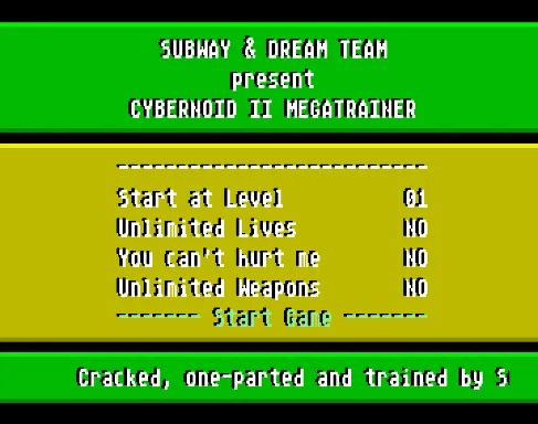 Cybernoid II The Revenge (1989)(Hewson)[cr Subway TDT][t +4 Subway TDT]