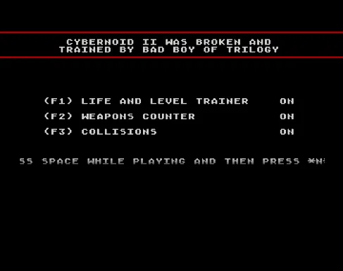 Cybernoid II The Revenge (1989)(Hewson)[cr Trilogy][t +3 Trilogy]