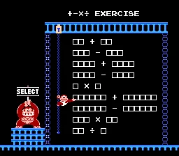 Donkey Kong Jr. Math