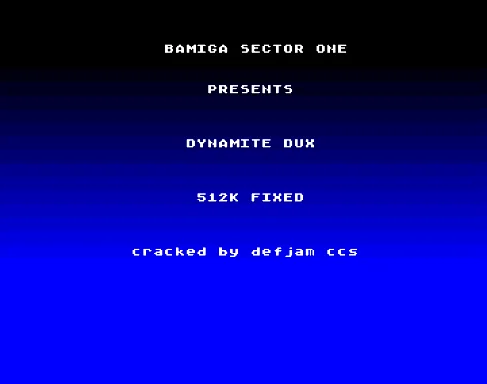 Dynamite Dux (1989)(Activision)[cr Defjam CCS][f 512k BS1]