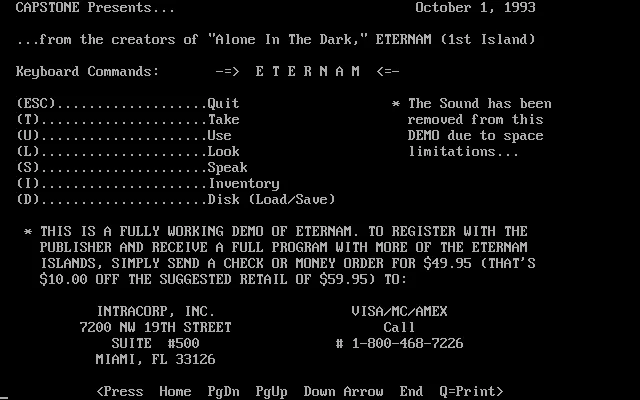 Eternam