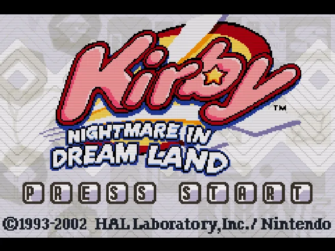 Kirby - Nightmare in Dream Land