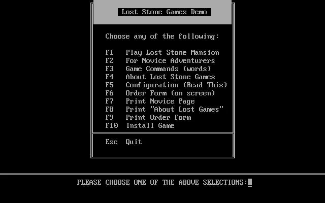 Lost Stone Mansion [demo 2]