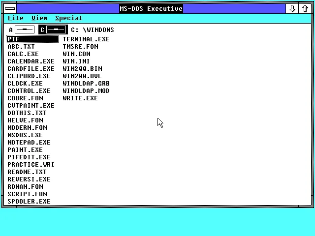 Microsoft Windows 2.03 (emulation)