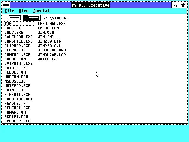Microsoft Windows 2.03 (emulation)