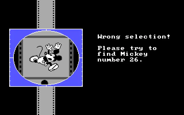MS-DOS: Mickey's ABC's: A Day at the Fair (EGA Graphics)