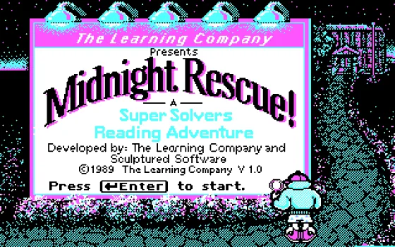 MS-DOS: Midnight Rescue (CGA Graphics)