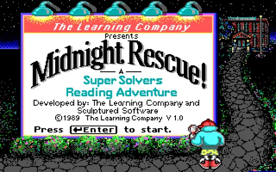 MS-DOS: Midnight Rescue (Tandy Graphics)