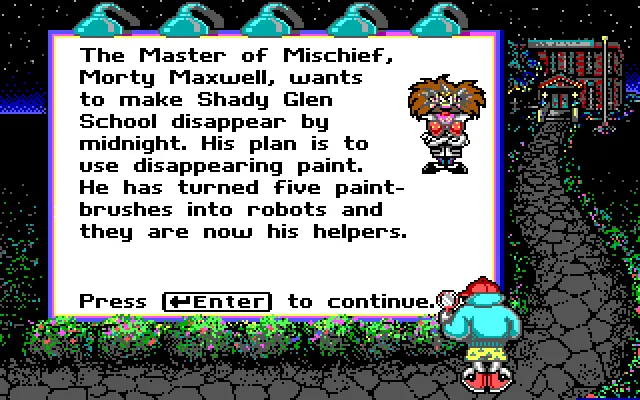 MS-DOS: Midnight Rescue (Tandy Graphics)