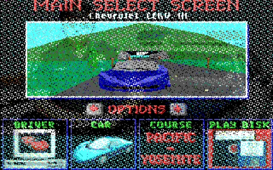 MS-DOS: Test Drive 3 (EGA Graphics and PC Speaker)