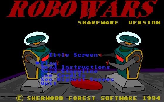 Robo Wars (Sherwood Forest Software)