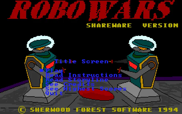 Robo Wars (Sherwood Forest Software)
