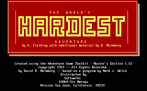The World's Hardest Adventure